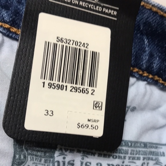 Nwt Levi 501 High Rise Denim Shorts Size 33 - Picture 15 of 16